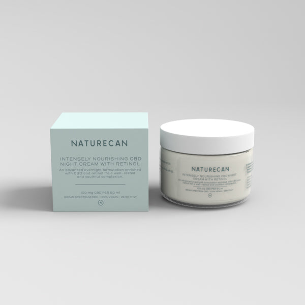 Intensivt nærende CBD-natcreme med retinol