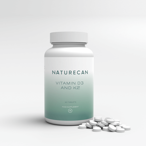 Vitamin med D3 og K2 fra Naturecan